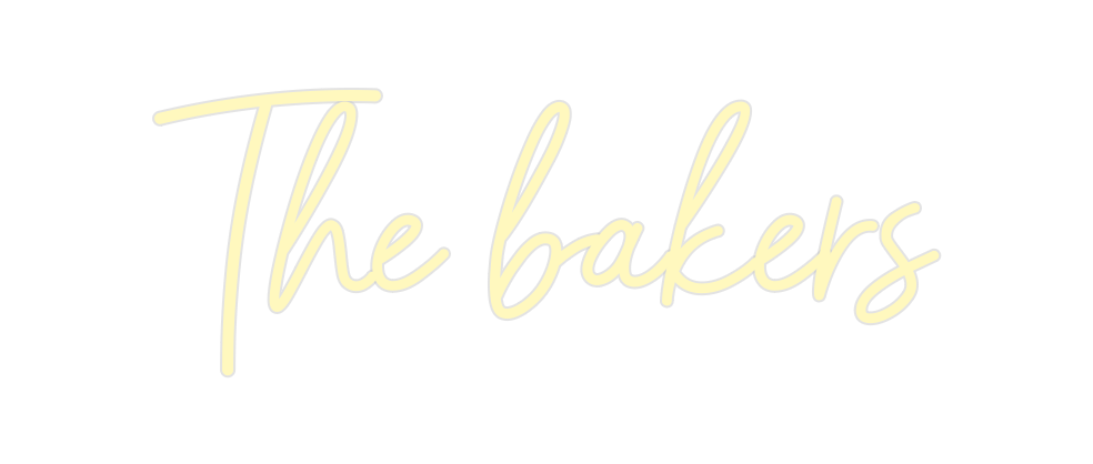 Custom Neon: The bakers