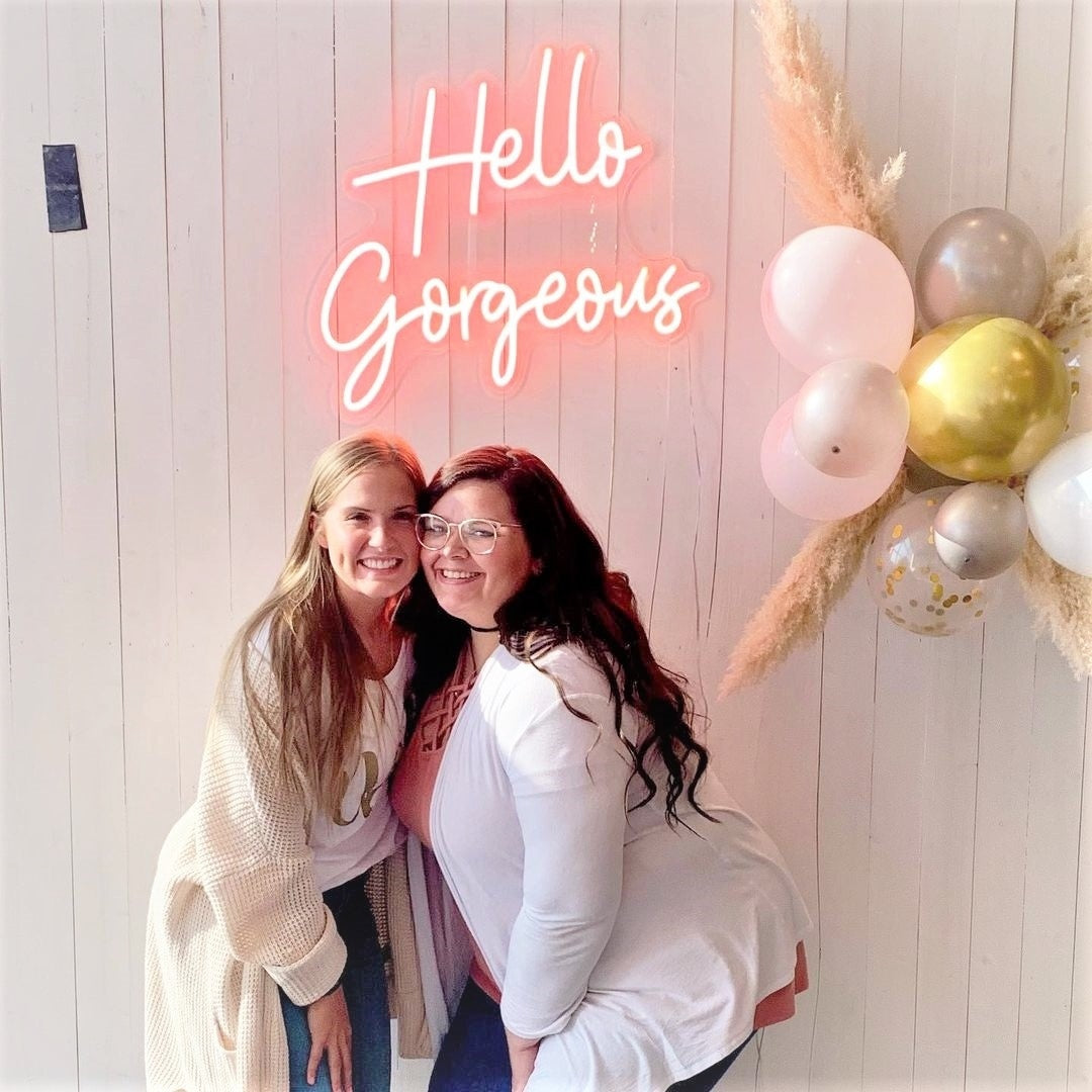 Hello Gorgeous Neon Sign